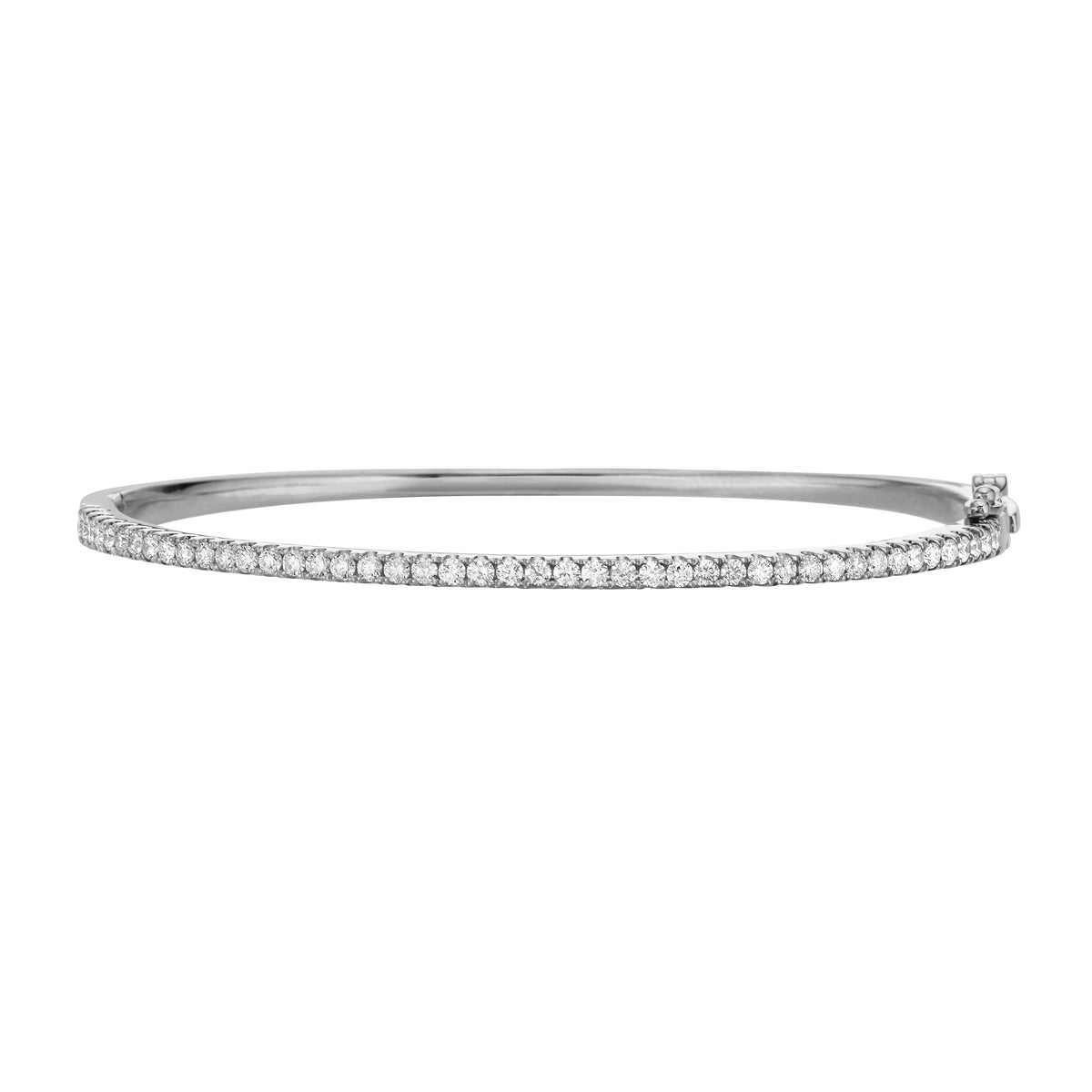 18KW Diamond Bangle