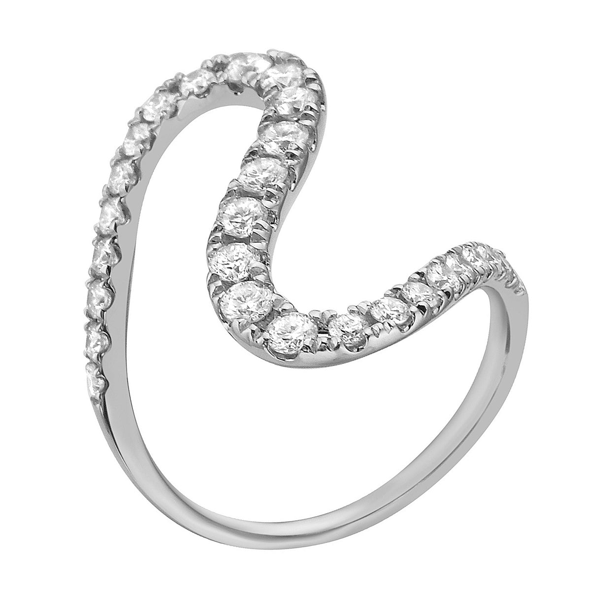 18KW Fashion Diamond Ring